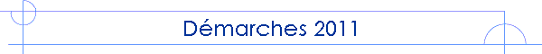 D�marches 2011